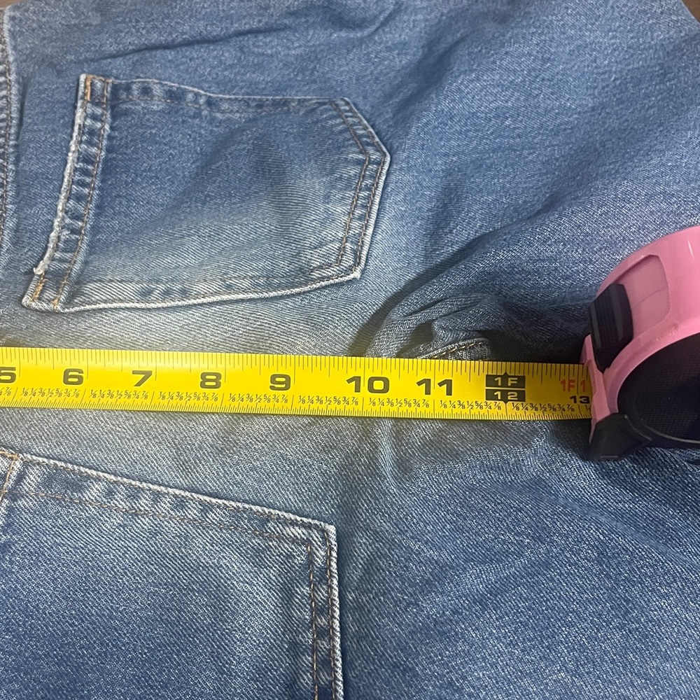 We The Free Light Blue Frayed Wide Leg‎ Jeans - Picture 9 of 9